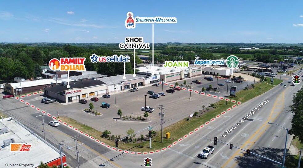 1601-1609 S West Ave, Freeport, IL for sale - Building Photo - Image 1 of 1