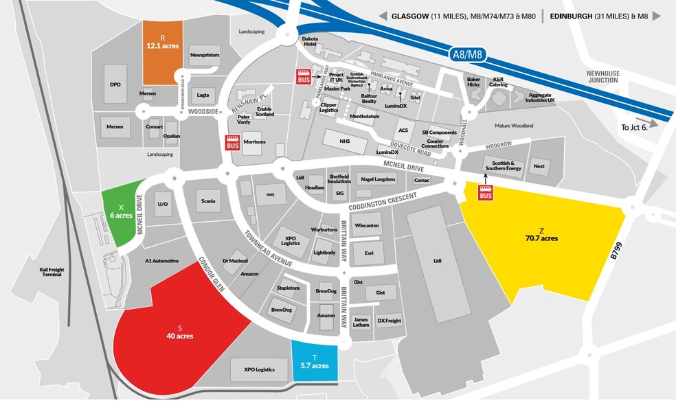 Condor Glen, Motherwell for sale - Site Plan - Image 3 of 3