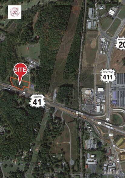 1214 Joe Frank Harris Pky SE, Cartersville, GA for sale - Aerial - Image 1 of 1