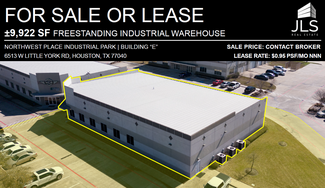 More details for 6513 W Little York Rd, Houston, TX - Industrial for Sale