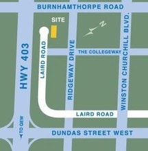 3755 Laird Rd, Mississauga, ON - AERIAL  map view