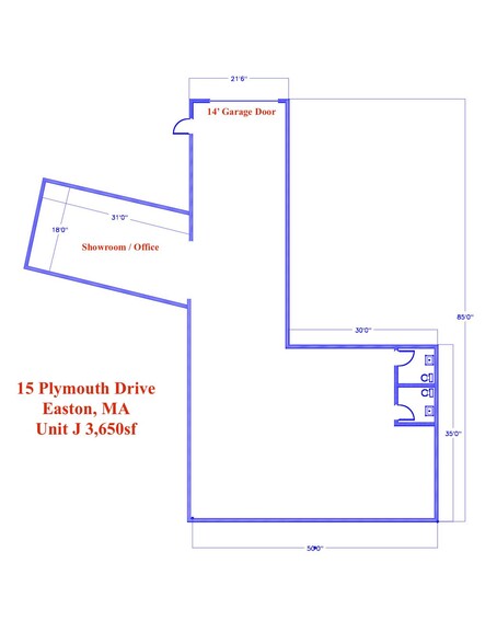 15 Plymouth Dr, Easton, MA for lease - Floor Plan - Image 2 of 25