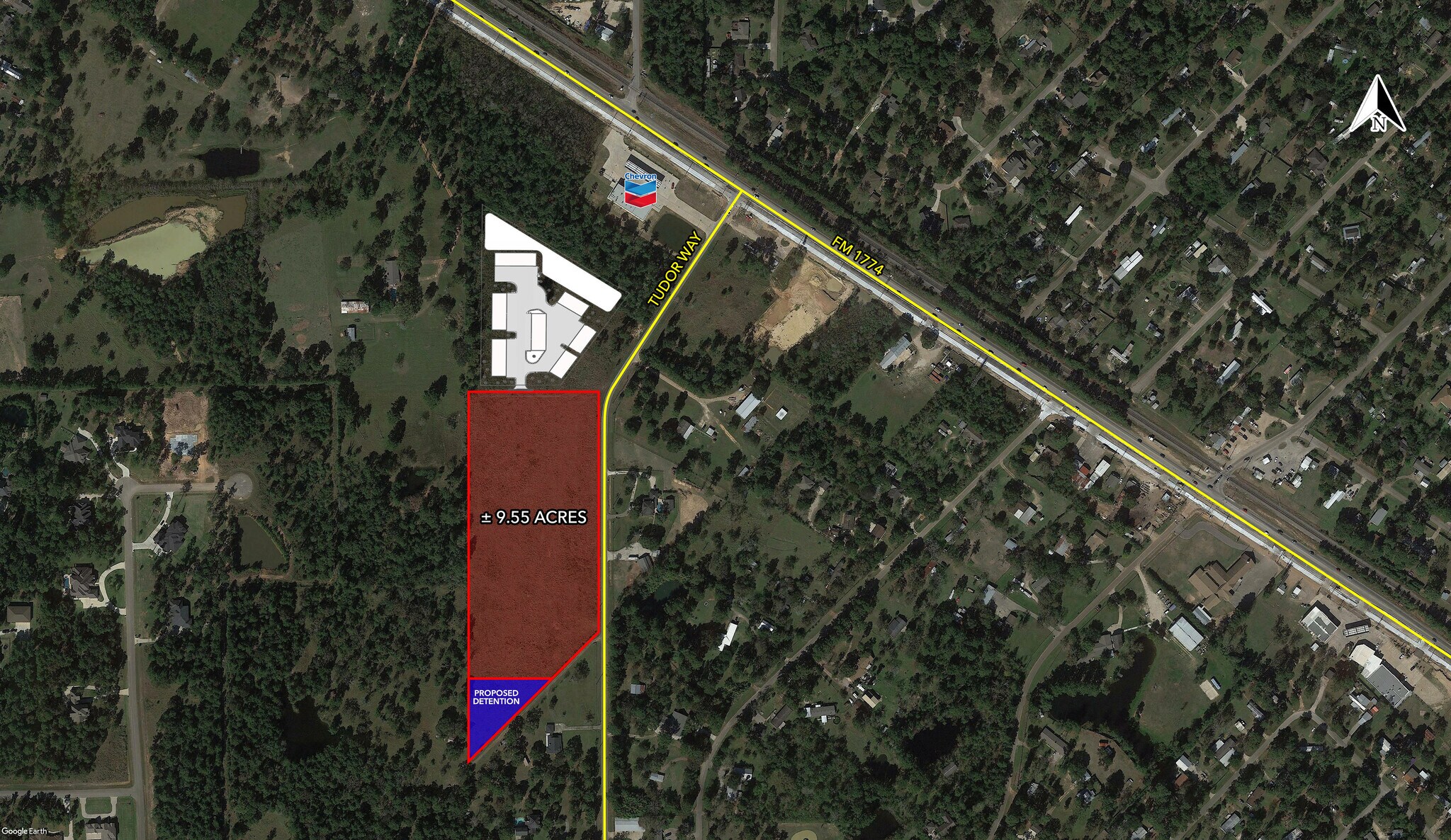 0 Tudor Way, Magnolia, TX for sale Aerial- Image 1 of 1