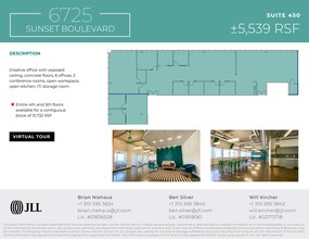 6725 W Sunset Blvd, Los Angeles, CA for lease Site Plan- Image 1 of 6