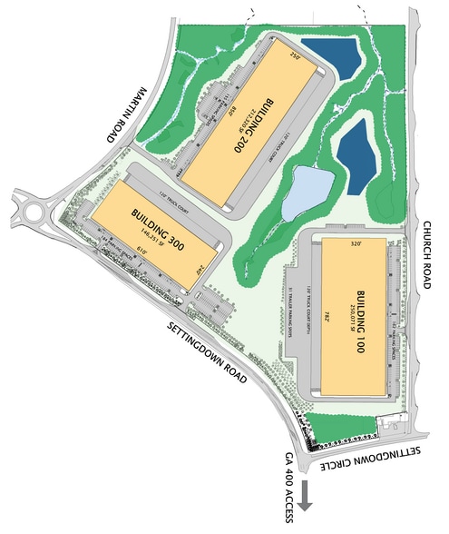 4165 Settingdown Rd, Cumming, GA for lease - Site Plan - Image 1 of 10