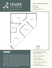 1400 E Southern Ave, Tempe, AZ for lease Floor Plan- Image 1 of 1