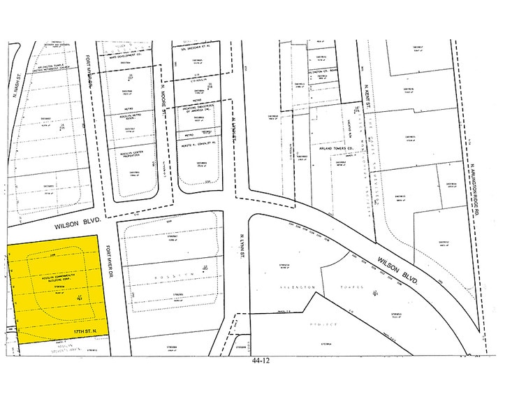 1300 Wilson Blvd, Arlington, VA for lease - Plat Map - Image 2 of 16