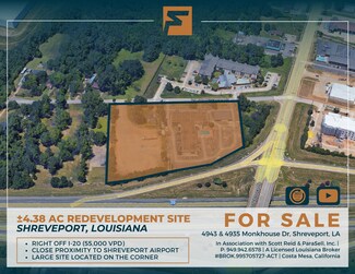 More details for 4943 W Monkhouse Dr, Shreveport, LA - Land for Sale