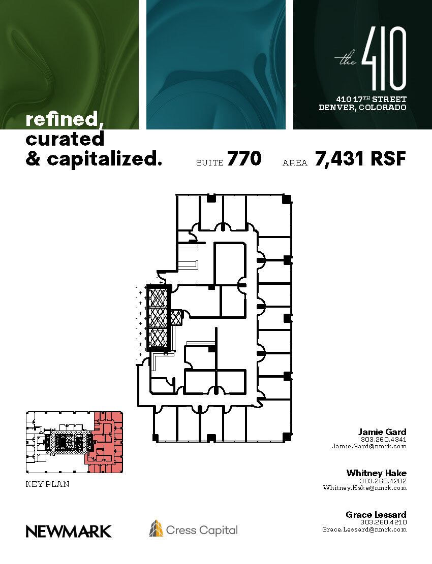 410 17th St, Denver, CO for lease Floor Plan- Image 1 of 1