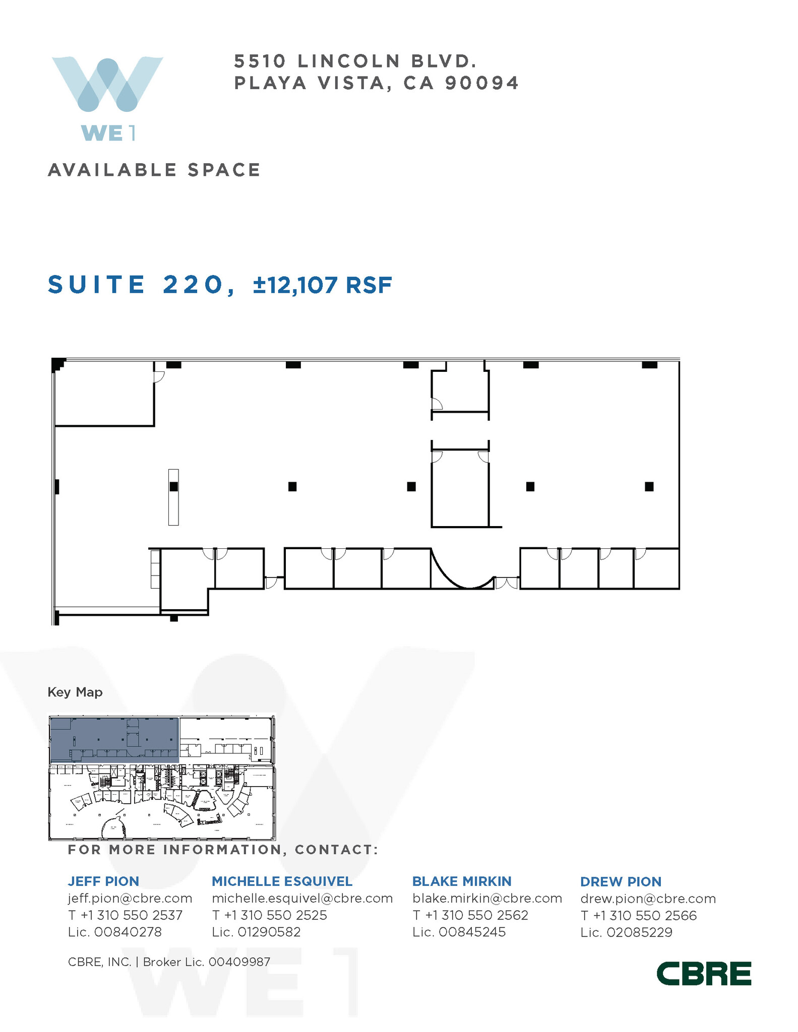 5510 Lincoln Blvd, Playa Vista, CA for lease Floor Plan- Image 1 of 8