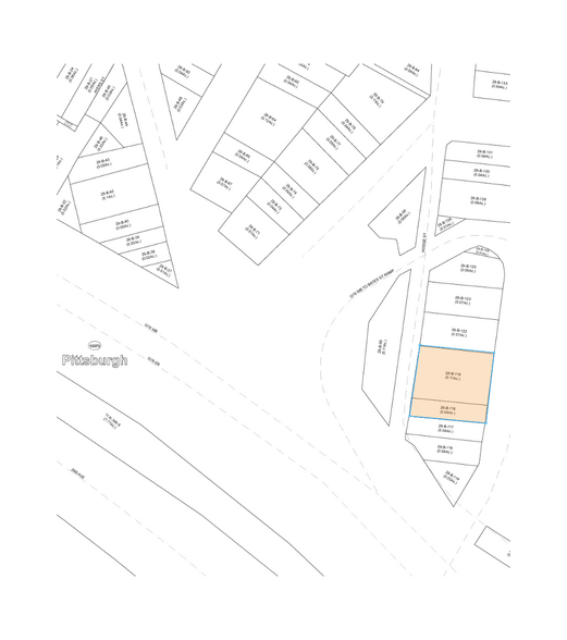 45-47 Bates St, Pittsburgh, PA for lease - Plat Map - Image 2 of 5