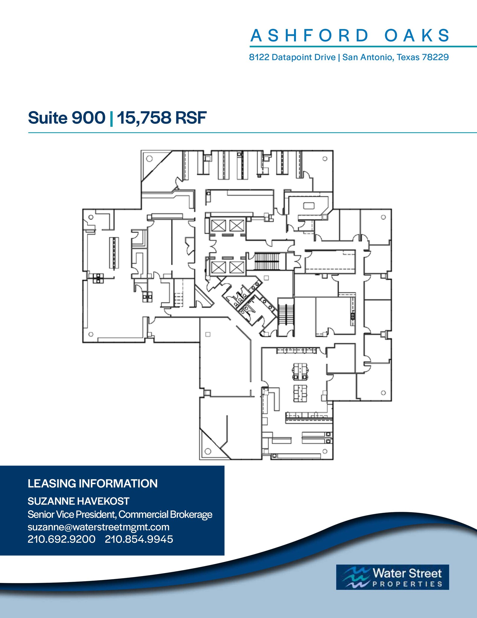 8122 Datapoint Dr, San Antonio, TX for lease Floor Plan- Image 1 of 2