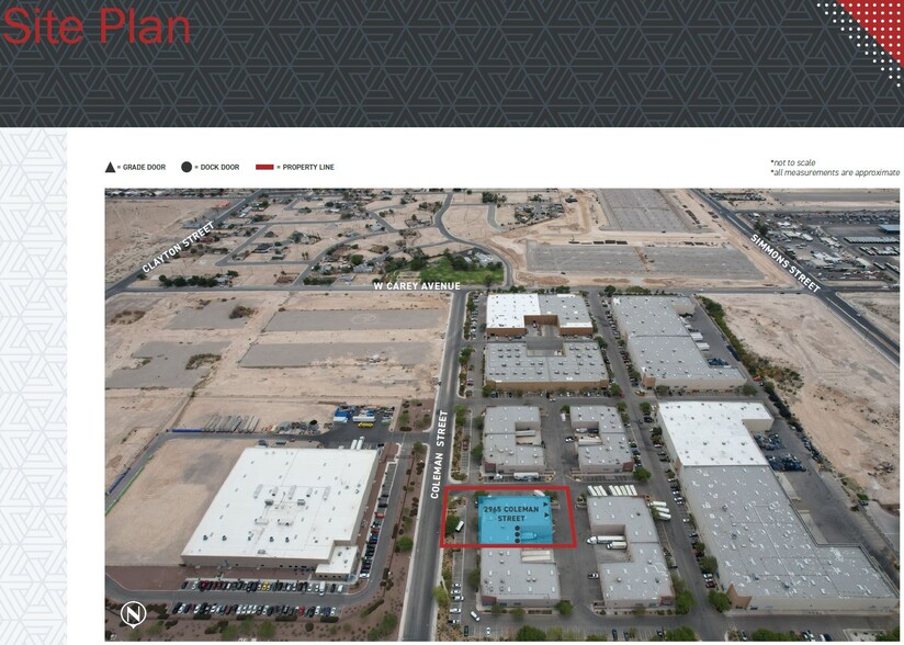 2965 Coleman St, North Las Vegas, NV for lease - Site Plan - Image 2 of 27