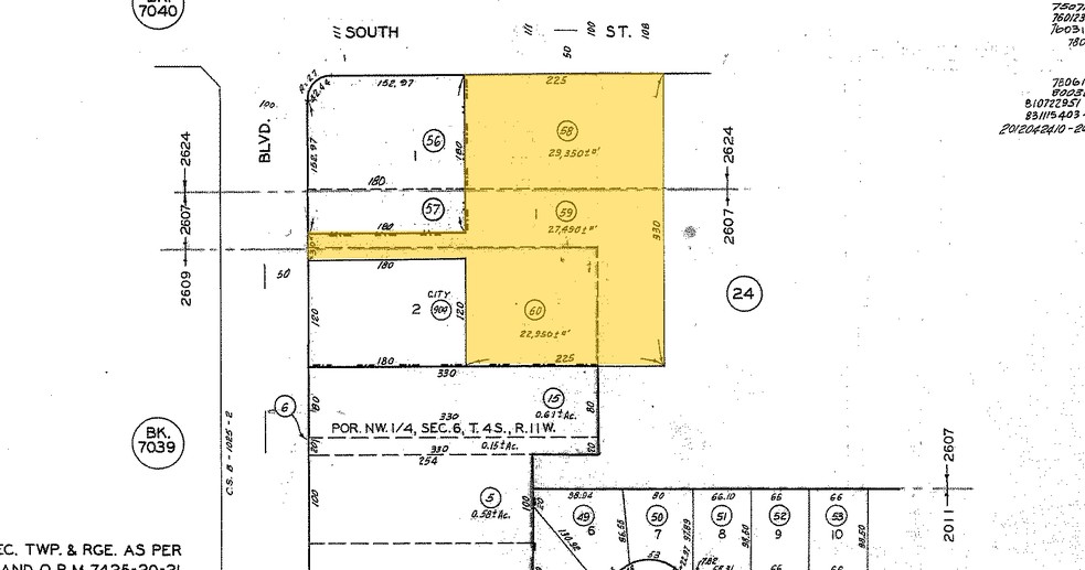 11818-11824 South St, Cerritos, CA for lease - Plat Map - Image 2 of 9