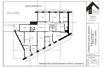 1000 N Halsted St, Chicago, IL for lease Floor Plan- Image 1 of 1