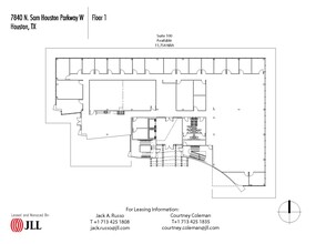 7840 N Sam Houston Pky W, Houston, TX for sale Floor Plan- Image 1 of 1