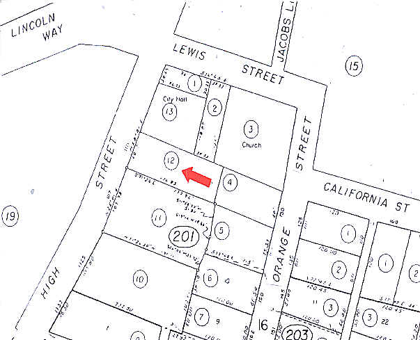 1111 High St, Auburn, CA for sale - Plat Map - Image 2 of 2