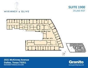 2021 McKinney Ave, Dallas, TX for lease Site Plan- Image 1 of 1