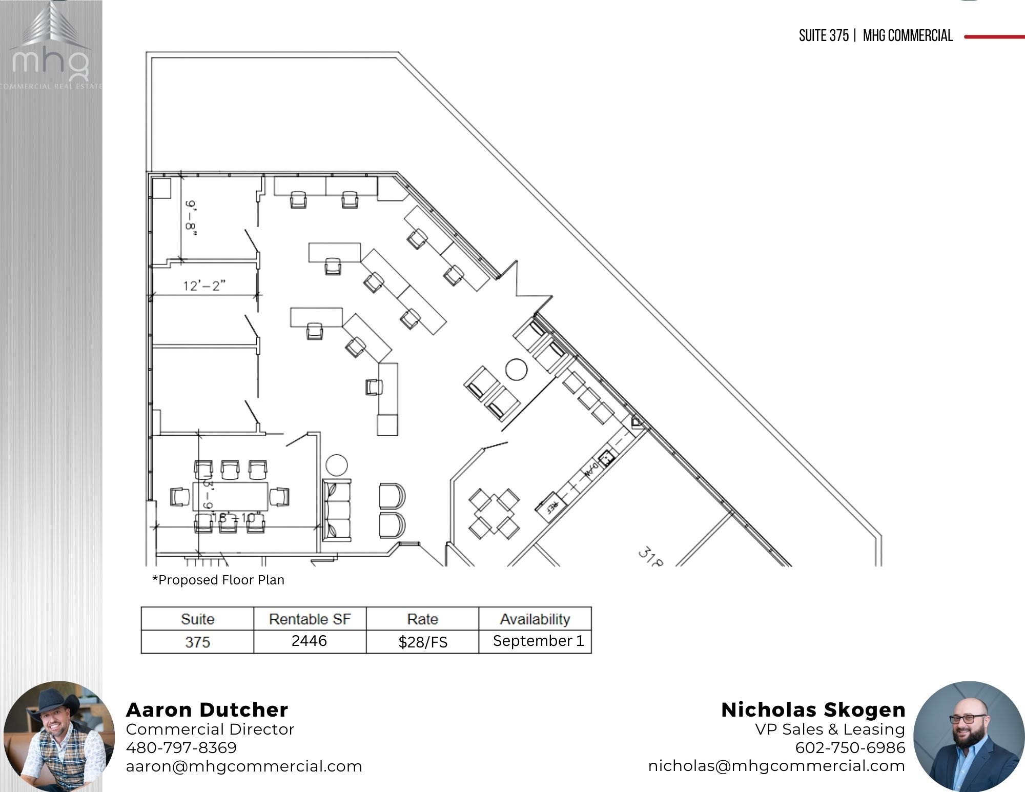 3033 N 44th St, Phoenix, AZ for lease Floor Plan- Image 1 of 1