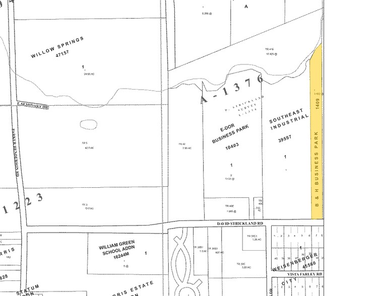 5051 David Strickland Rd, Fort Worth, TX for lease - Plat Map - Image 2 of 9