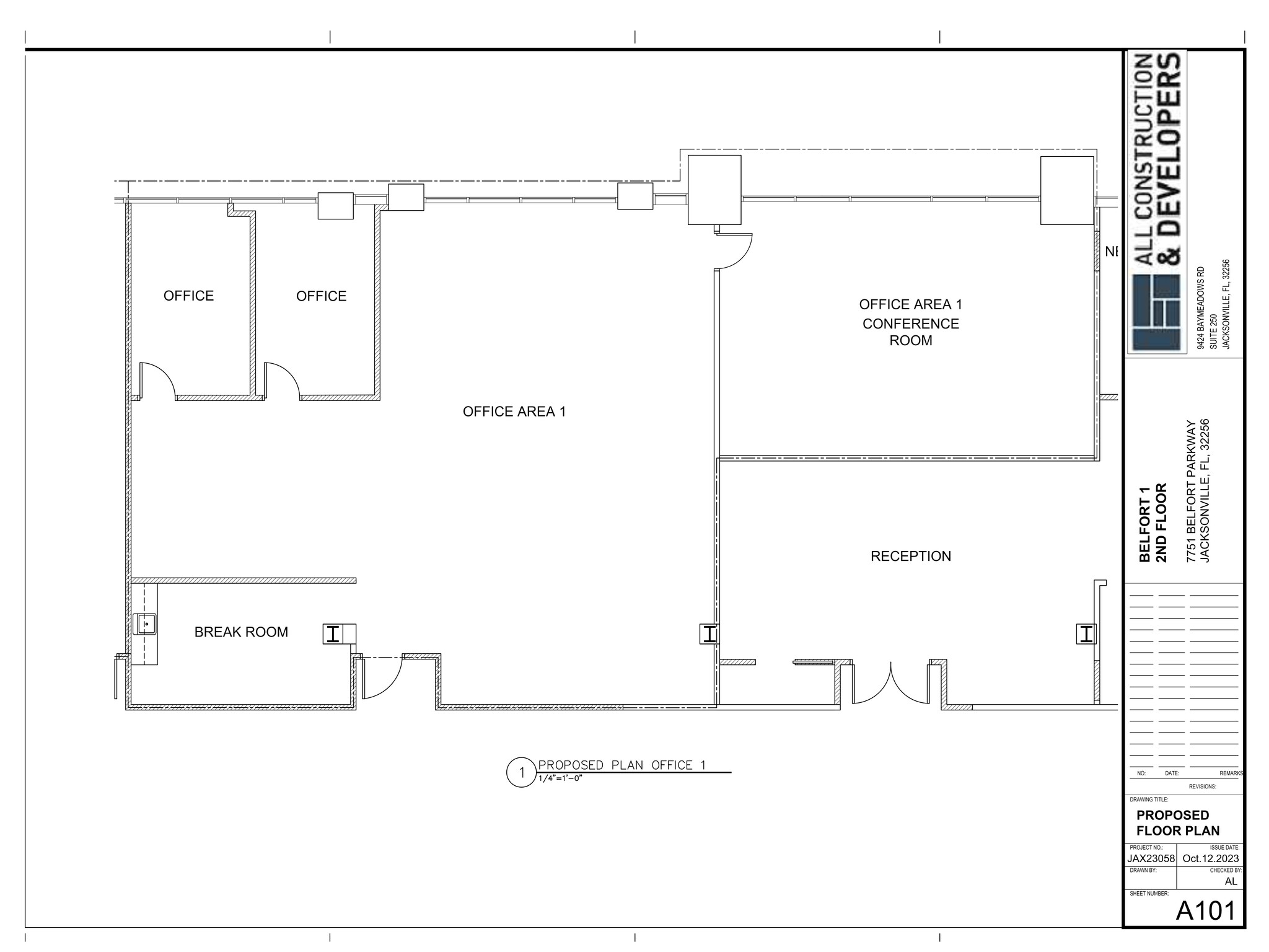 7751 Belfort Pky, Jacksonville, FL for lease Site Plan- Image 1 of 1