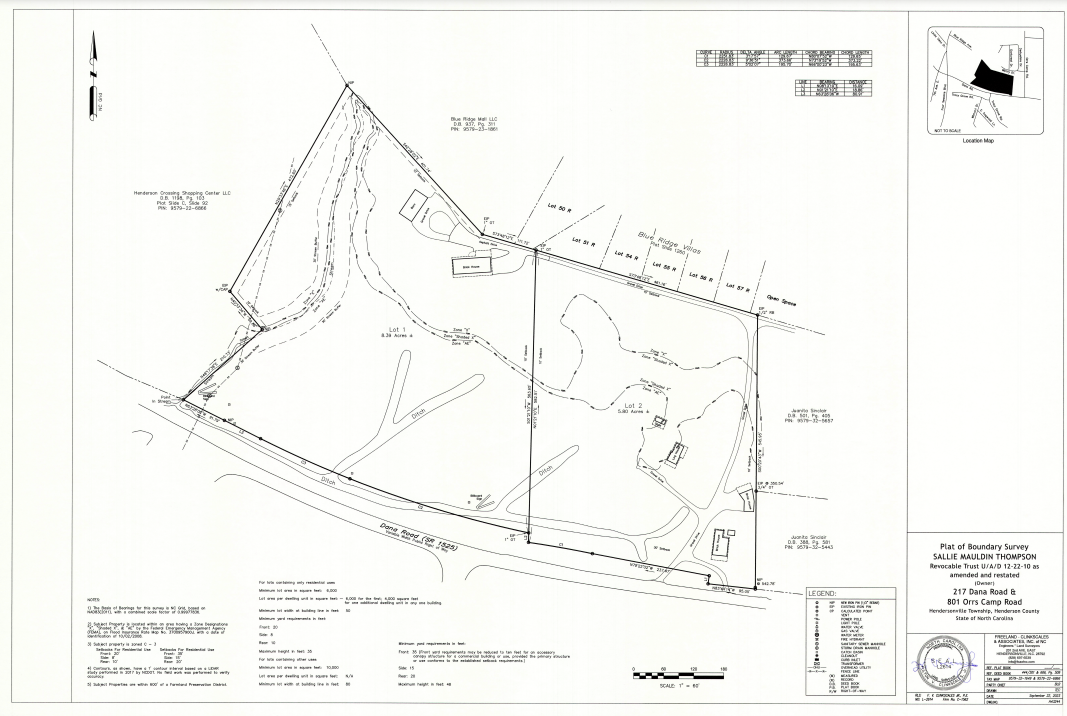 14.65 Acres of Land for Sale portfolio of 2 properties for sale on LoopNet.com Plat Map- Image 1 of 4