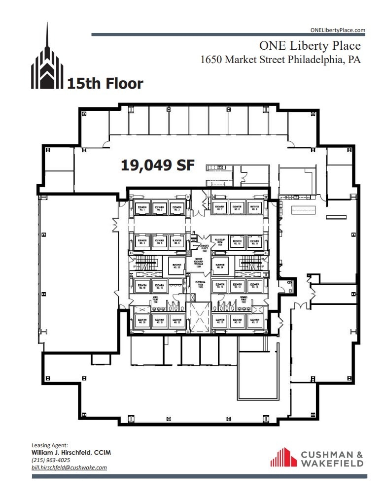 1650 Market St, Philadelphia, PA for lease Floor Plan- Image 1 of 1