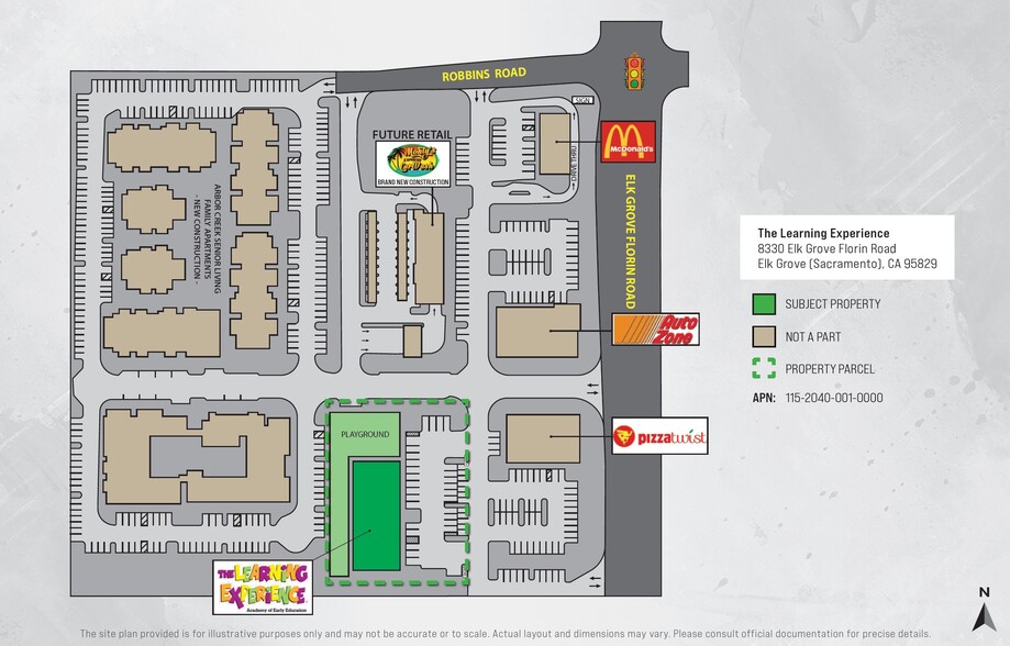 8330 Elk Grove Florin Rd, Sacramento, CA for sale - Site Plan - Image 1 of 1