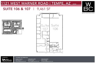 1121 W Warner Rd, Tempe, AZ for lease Floor Plan- Image 2 of 2