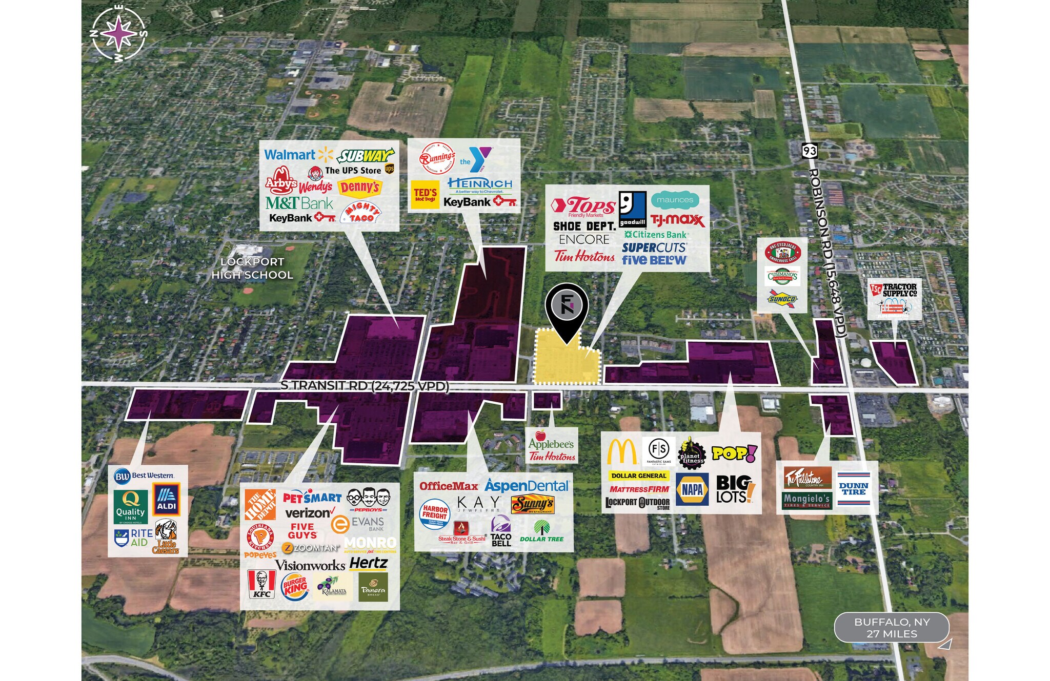 57835827 S Transit Rd, Lockport, NY 14094 Tops Plaza