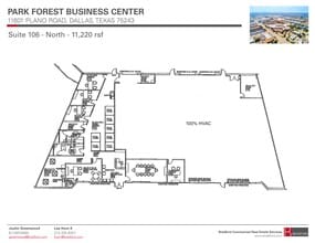 11601 Plano Rd, Dallas, TX for lease Floor Plan- Image 1 of 1