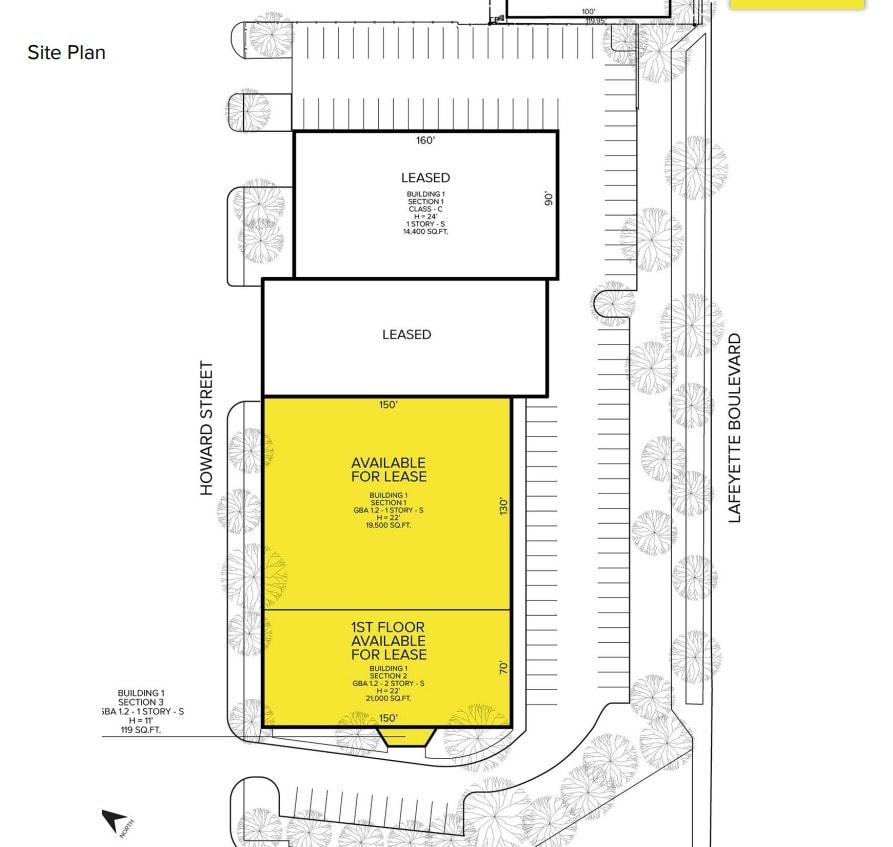 1801-1725 Howard St, Detroit, MI for lease Floor Plan- Image 1 of 1