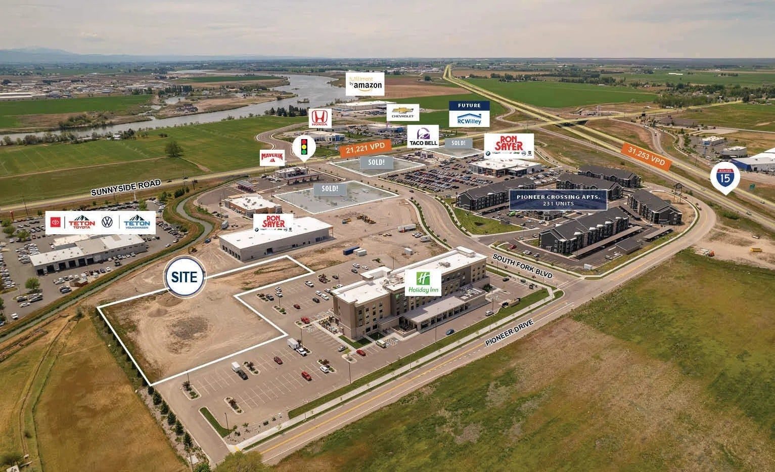 TBD W Sunnyside Rd & I-15, Idaho Falls, ID for sale Building Photo- Image 1 of 4