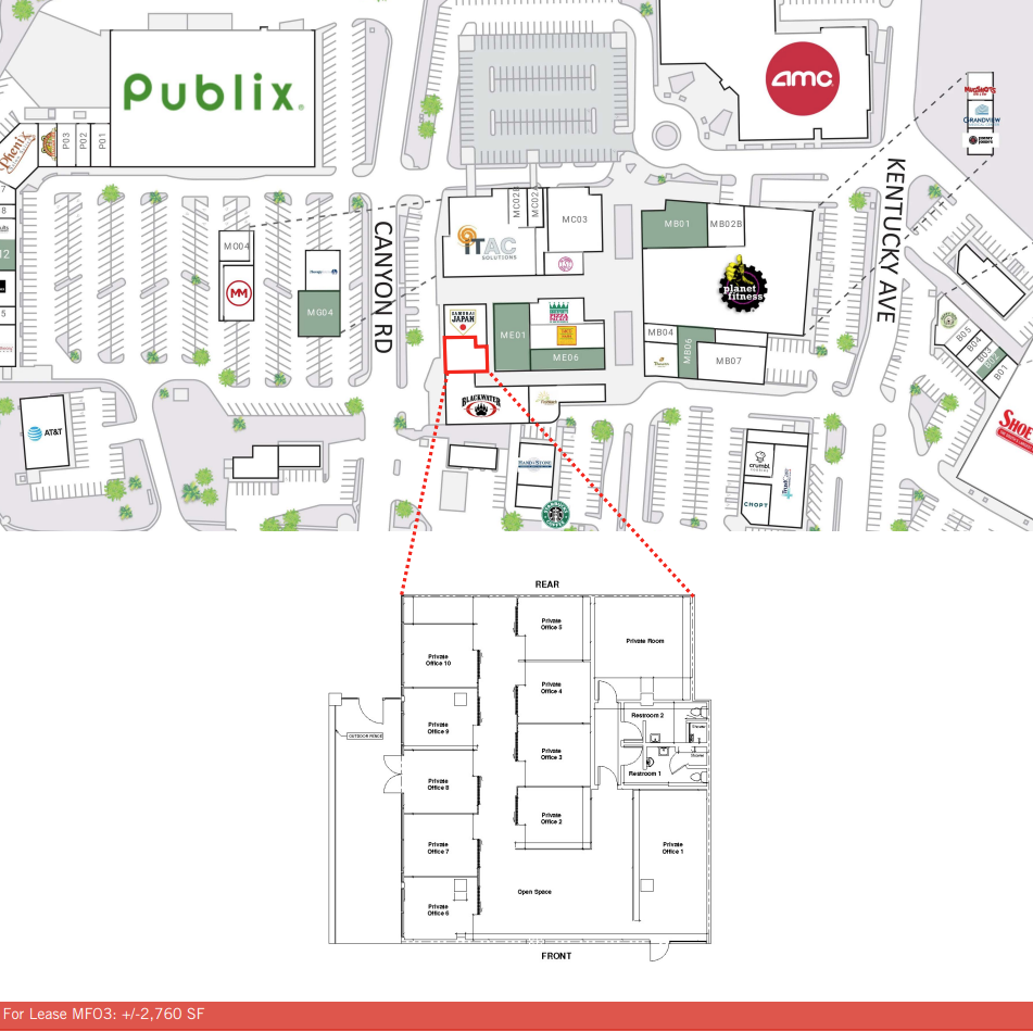 634-670 Montgomery Hwy, Vestavia Hills, AL for lease Floor Plan- Image 1 of 1