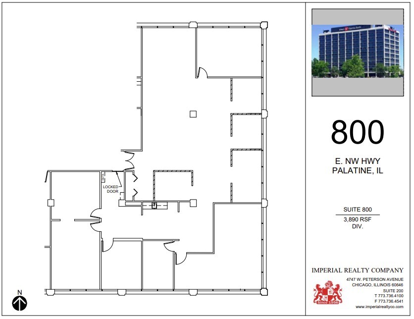 800 E Northwest Hwy, Palatine, IL for lease Floor Plan- Image 1 of 6