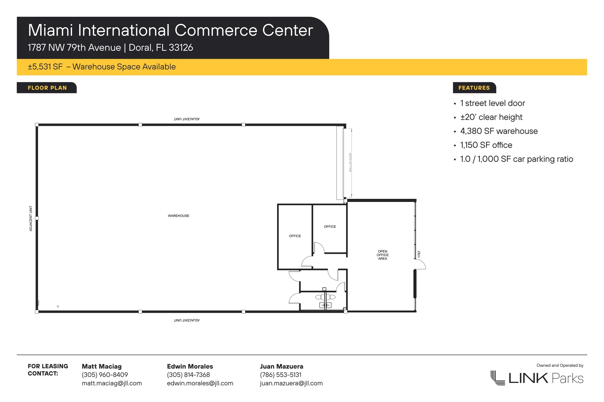 7950-7966 NW 14th St, Miami, FL for lease Site Plan- Image 1 of 17