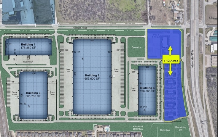 N I-35 & Risinger Rd, Fort Worth, TX for sale - Building Photo - Image 1 of 3