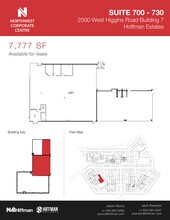 2500 W Higgins Rd, Hoffman Estates, IL for lease Floor Plan- Image 2 of 2