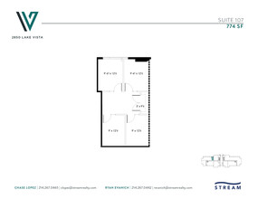 2850 Lake Vista Dr, Lewisville, TX for lease Floor Plan- Image 1 of 2