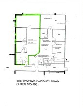 660 Newtown Yardley Rd, Newtown, PA for lease Site Plan- Image 1 of 1