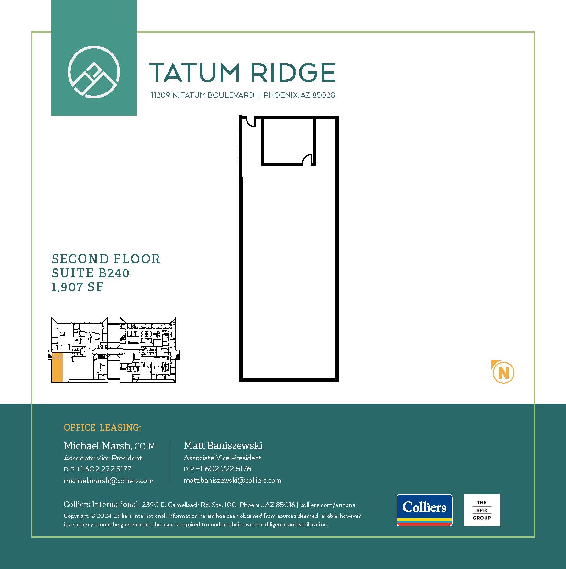 11209 N Tatum Blvd, Phoenix, AZ for lease Floor Plan- Image 1 of 1