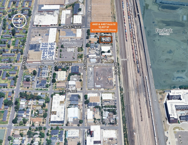 4467 Inca St, Denver, CO for lease - Aerial - Image 2 of 10