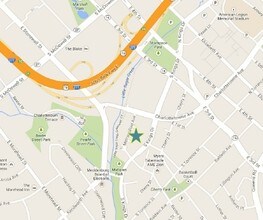 1111 Metropolitan Ave, Charlotte, NC - AERIAL  map view - Image1