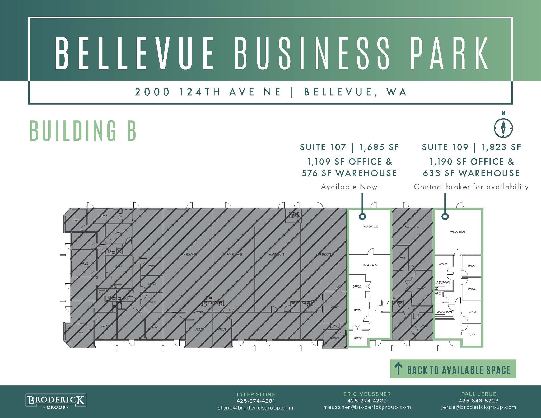 2000 124th Ave NE, Bellevue, WA for lease Floor Plan- Image 1 of 1