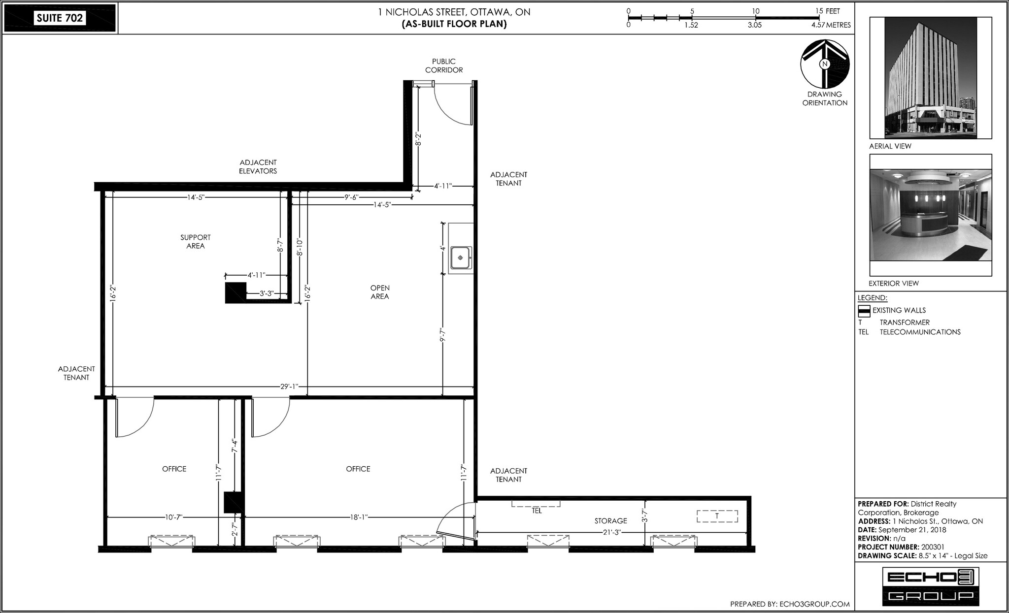 1-5 Nicholas St, Ottawa, ON for lease Floor Plan- Image 1 of 3