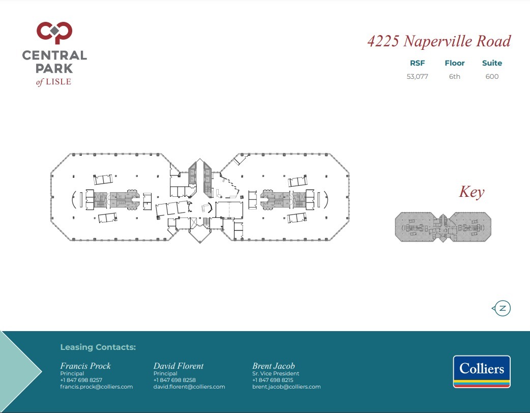 3333 Warrenville Rd, Lisle, IL for lease Floor Plan- Image 1 of 1