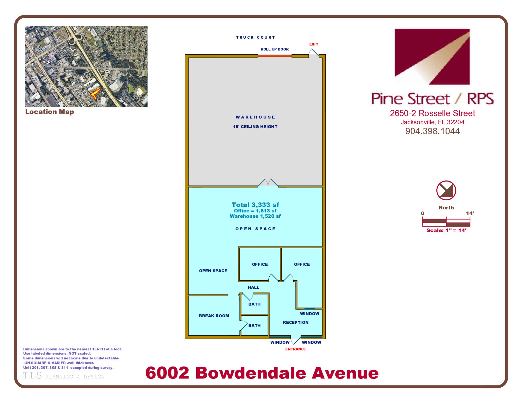 6000-6030 Bowdendale Ave, Jacksonville, FL for lease Interior Photo- Image 1 of 1