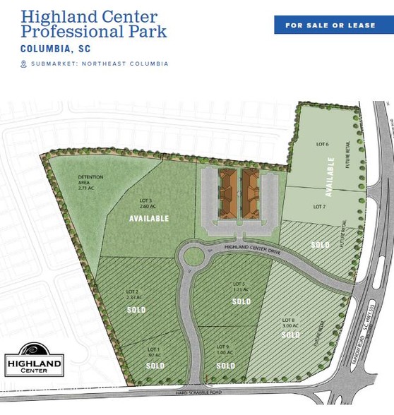 130 Highland Center Dr, Columbia, SC for sale - Site Plan - Image 1 of 3