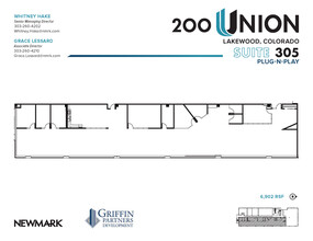 200 Union Blvd, Lakewood, CO for lease Floor Plan- Image 1 of 5