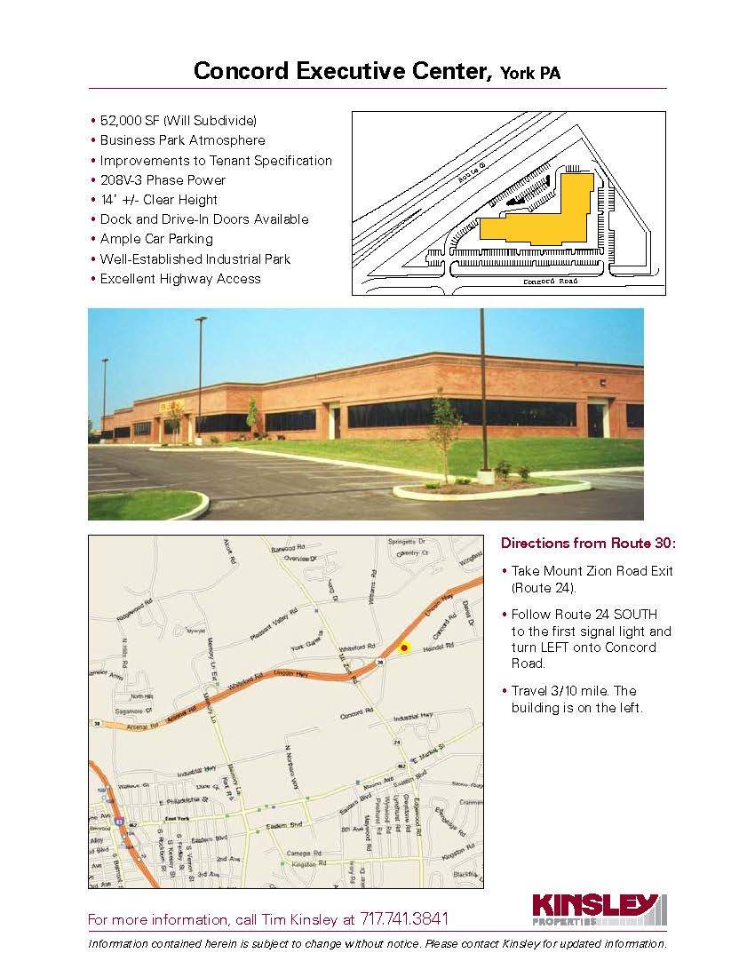 34113429 Concord Rd, York, PA 17402 Concord Executive Center